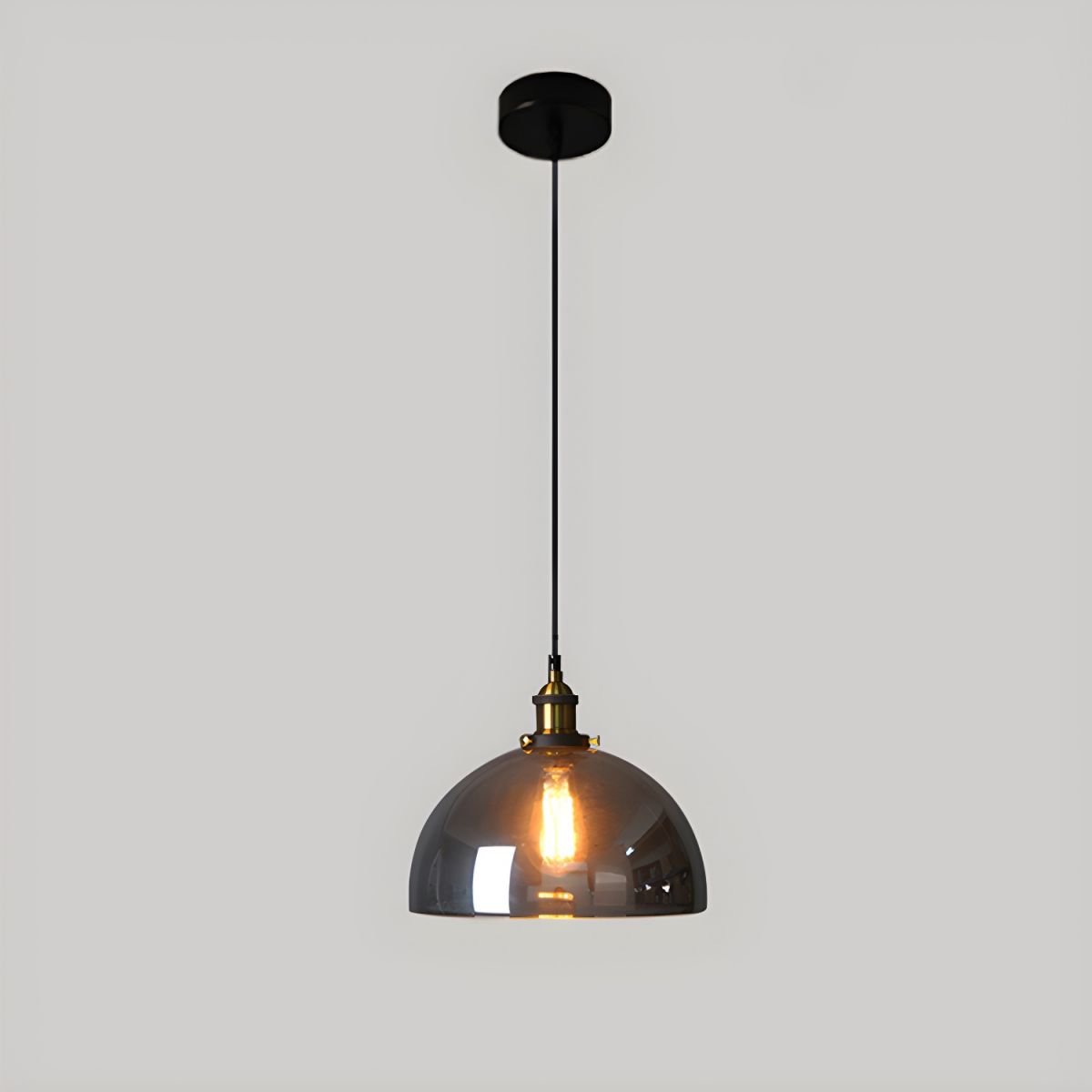 UrbanVibe Vintage Amerikaans Glas Hanglamp | Industrieel Retro Sfeerverlichting