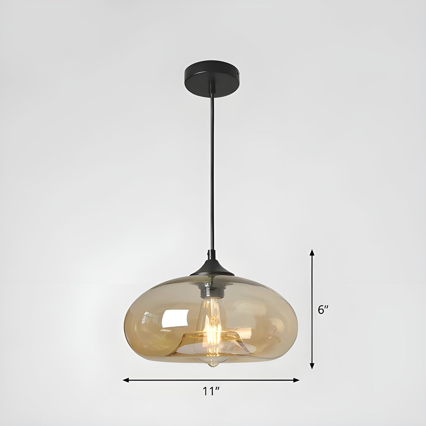 UrbanGlass Moderne Glas Hanglamp | Stijlvolle Urban Sfeerverlichting