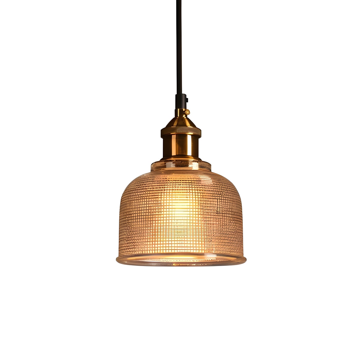 HeritageGlow Glanzende Vintage Bel Hanglamp | Nostalgische Sfeerverlichting