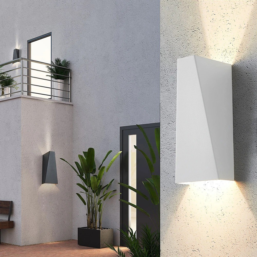 GlowHorizon Nordic Aluminium Up-Down LED Lamp | Architectonische Wandverlichting