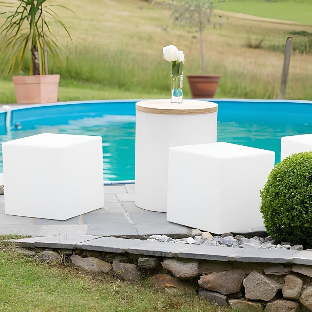 CubeAura Creatieve Kubische Tuinlamp | Geometrische Sfeerverlichting Buiten