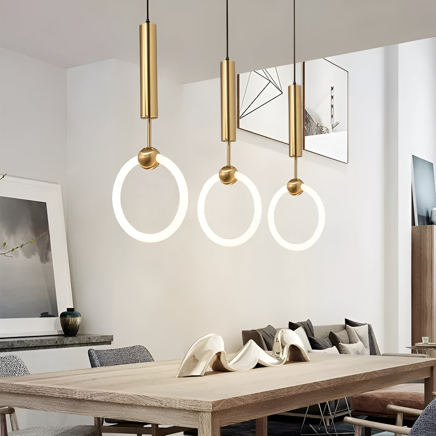 Scandinavische Hanglamp Strakke Elegantie | Nordic Stijl voor Moderne Ruimtes