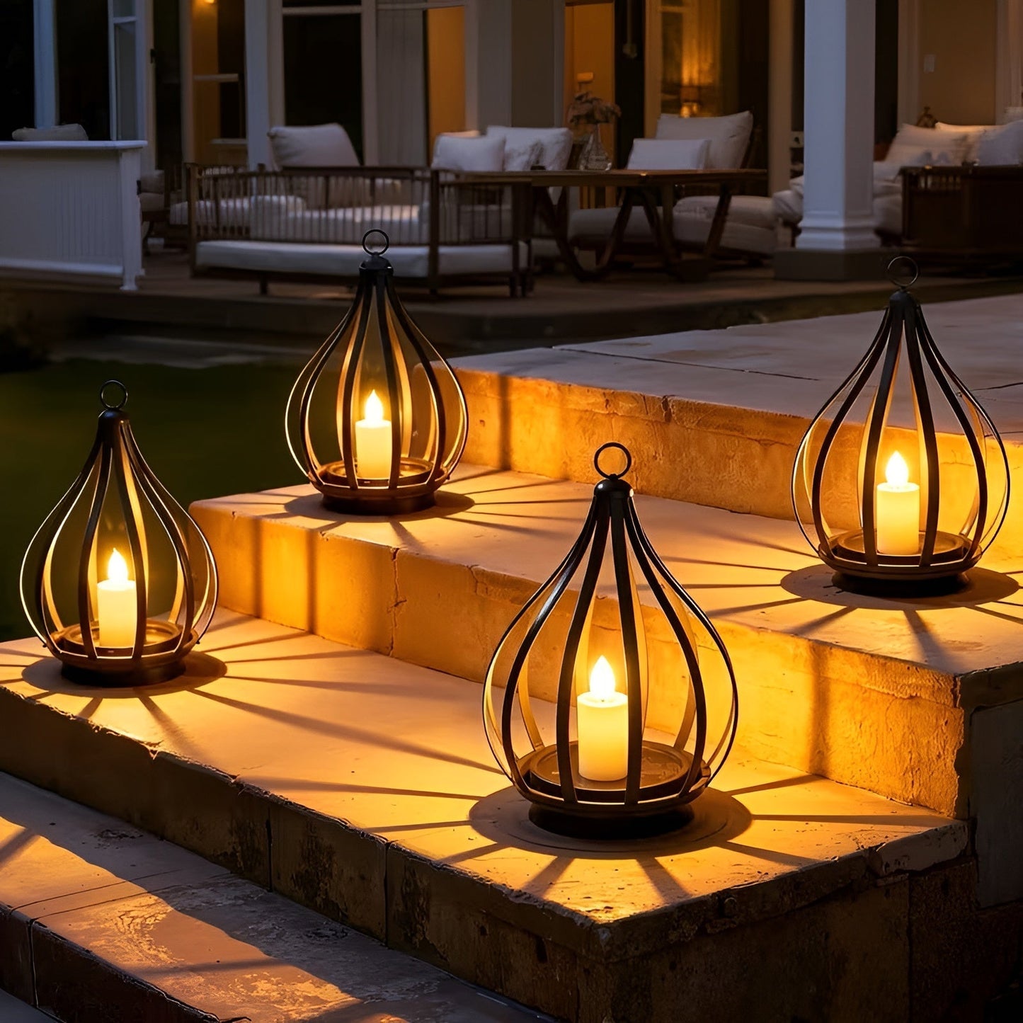 Solar Druppel Tuinlamp Decoratief | Weersbestendige Sfeerverlichting Buiten
