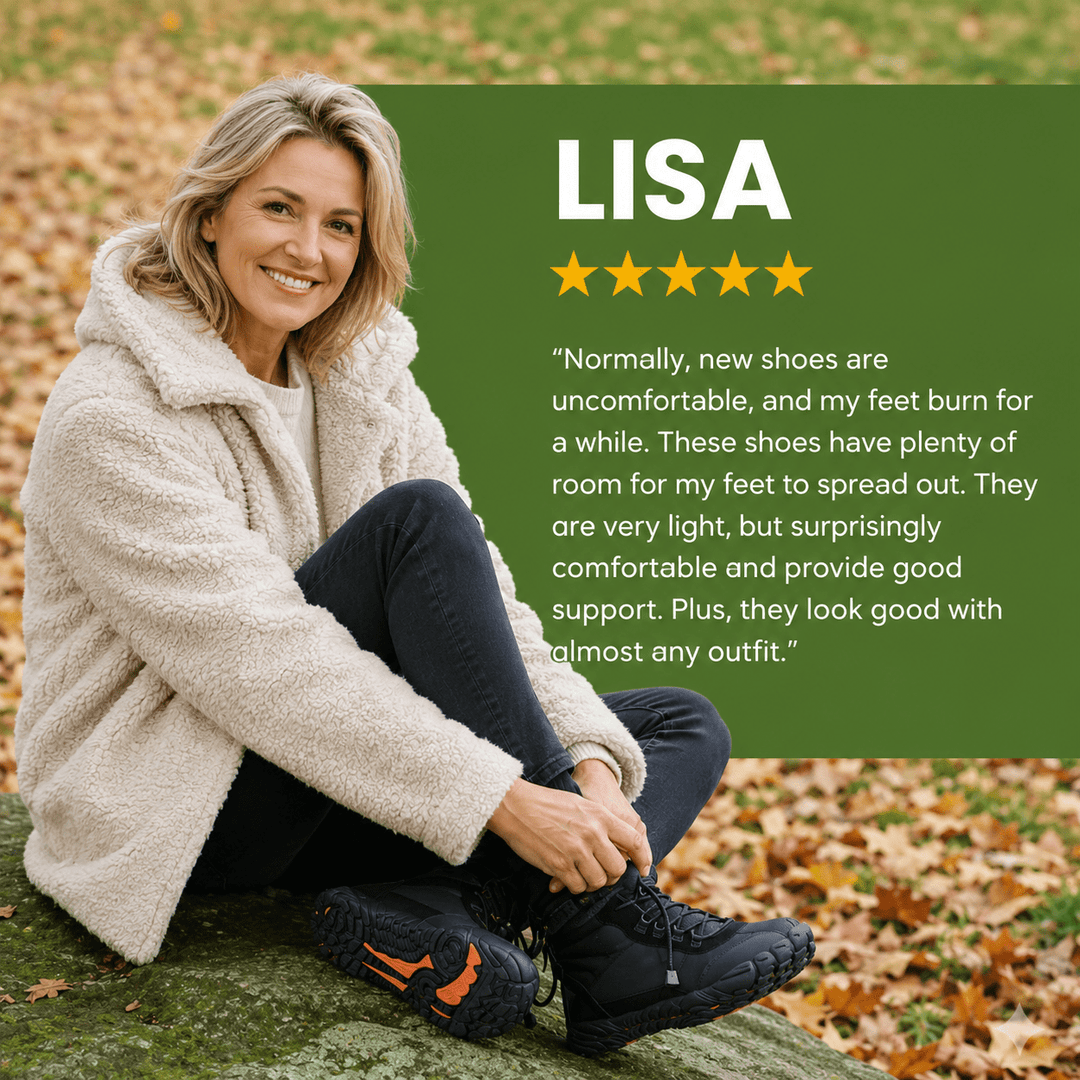 Orthopaedic Winter Barefoot Shoes - Warm Comfort &amp; Arch Support