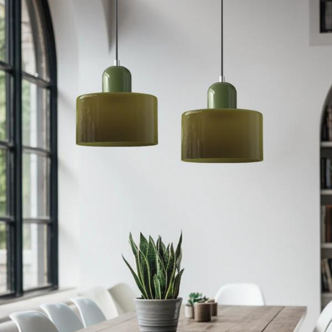 Elegante Glas Cilinder Hanglamp | Sfeervolle Verlichting voor Woonkamer