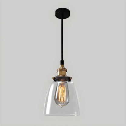 UrbanVibe Vintage Amerikaans Glas Hanglamp | Industrieel Retro Sfeerverlichting
