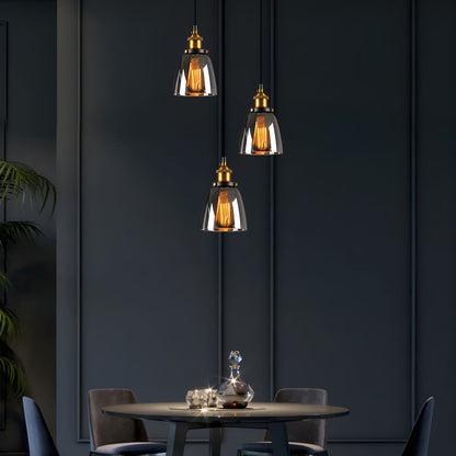 UrbanVibe Vintage Amerikaans Glas Hanglamp | Industrieel Retro Sfeerverlichting