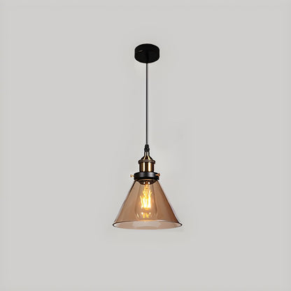 UrbanVibe Vintage Amerikaans Glas Hanglamp | Industrieel Retro Sfeerverlichting