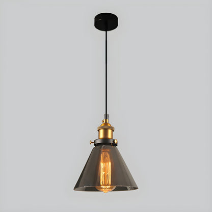 UrbanVibe Vintage Amerikaans Glas Hanglamp | Industrieel Retro Sfeerverlichting