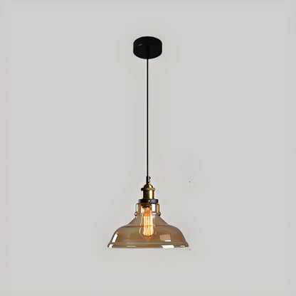 UrbanVibe Vintage Amerikaans Glas Hanglamp | Industrieel Retro Sfeerverlichting
