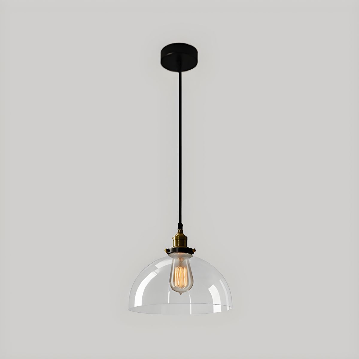 UrbanVibe Vintage Amerikaans Glas Hanglamp | Industrieel Retro Sfeerverlichting