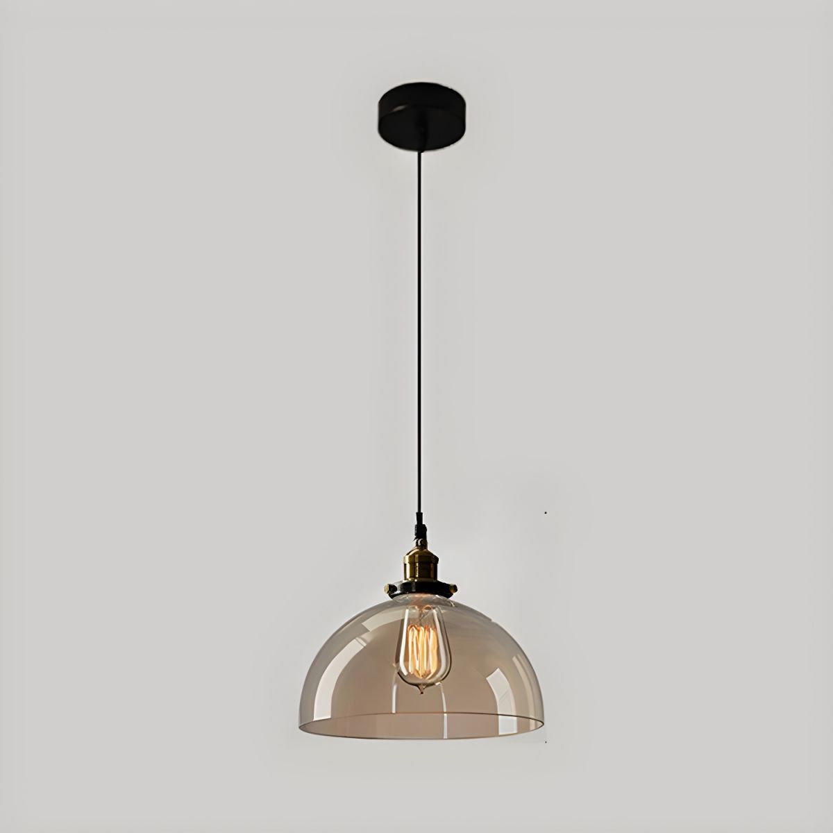 UrbanVibe Vintage Amerikaans Glas Hanglamp | Industrieel Retro Sfeerverlichting