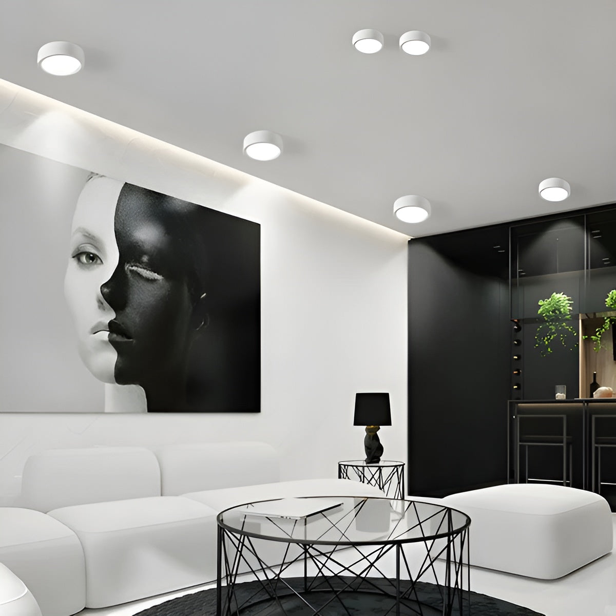 Moderne Ronde LED Plafondlamp | Warm Gezellig Licht voor Elk Vertrek