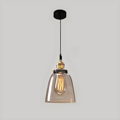 UrbanVibe Vintage Amerikaans Glas Hanglamp | Industrieel Retro Sfeerverlichting