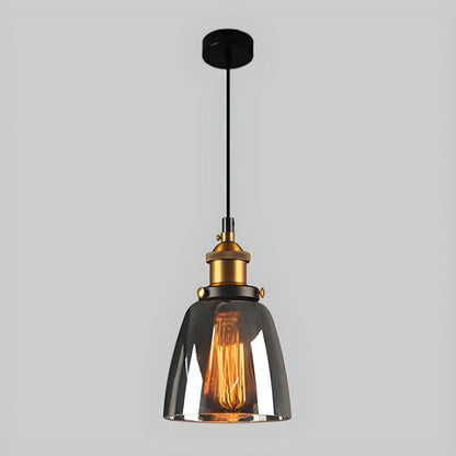 UrbanVibe Vintage Amerikaans Glas Hanglamp | Industrieel Retro Sfeerverlichting