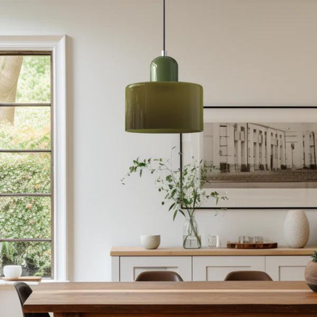 Elegante Glas Cilinder Hanglamp | Sfeervolle Verlichting voor Woonkamer