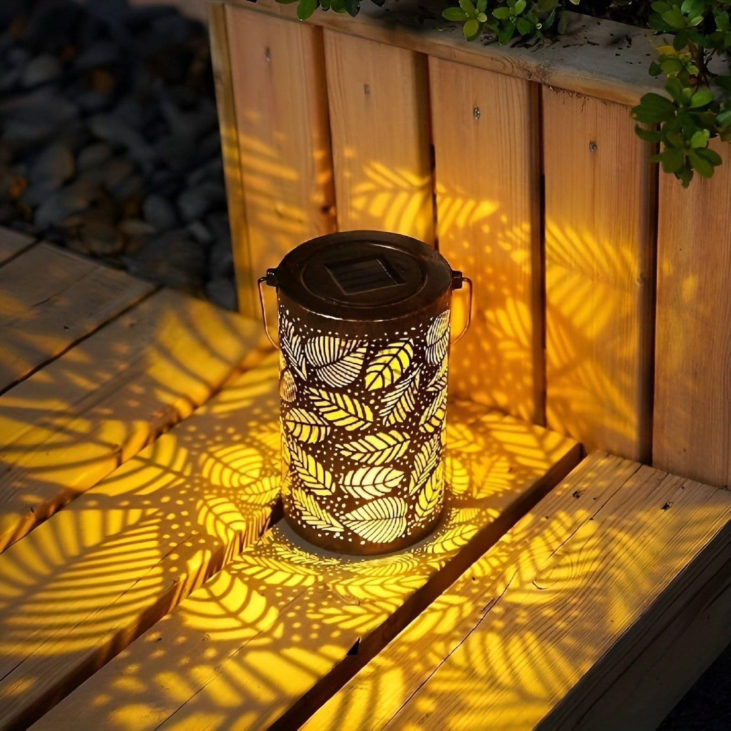 SolarArt Luxe Metaal Solar Buitenlantaarn | Kunst Decoratie voor Tuin en Terras