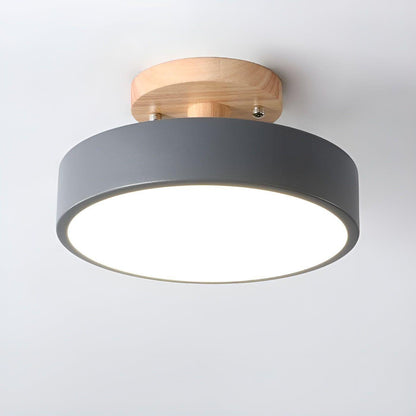 Norida Ronde Plafondlamp | Italiaans Design voor een Chique Woonkamer