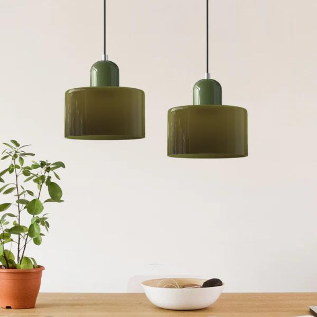 Elegante Glas Cilinder Hanglamp | Sfeervolle Verlichting voor Woonkamer