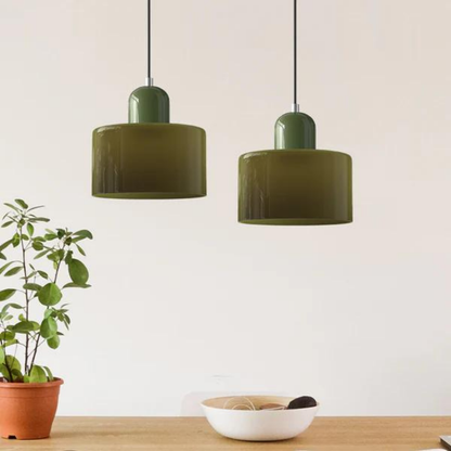 Elegante Glas Cilinder Hanglamp | Sfeervolle Verlichting voor Woonkamer