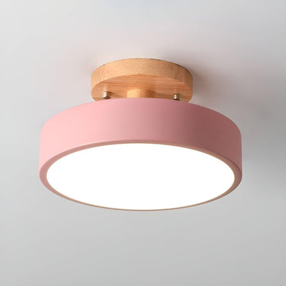 Norida Ronde Plafondlamp | Italiaans Design voor een Chique Woonkamer