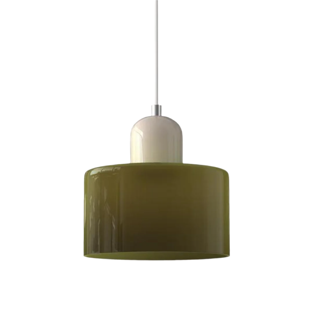 Elegante Glas Cilinder Hanglamp | Sfeervolle Verlichting voor Woonkamer