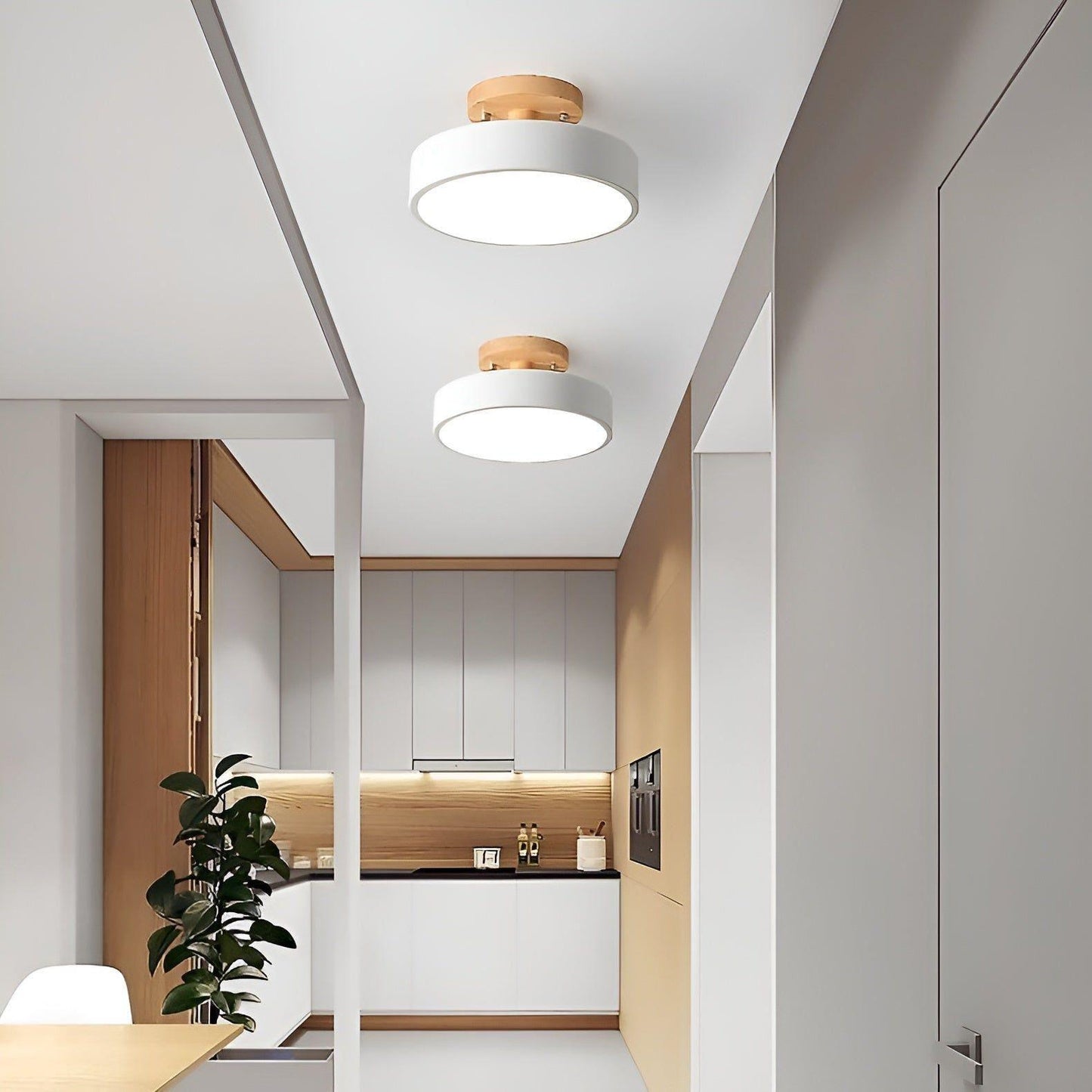 Norida Ronde Plafondlamp | Italiaans Design voor een Chique Woonkamer
