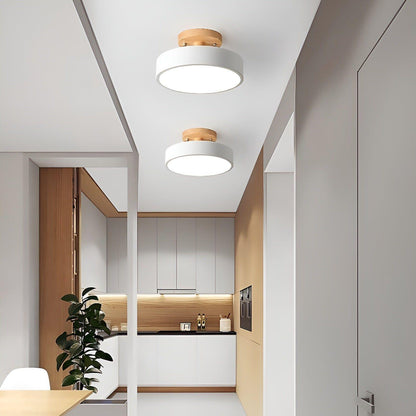 Norida Ronde Plafondlamp | Italiaans Design voor een Chique Woonkamer