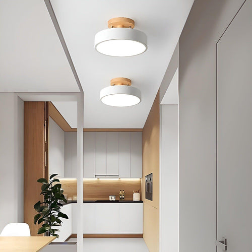 Norida Ronde Plafondlamp | Italiaans Design voor een Chique Woonkamer