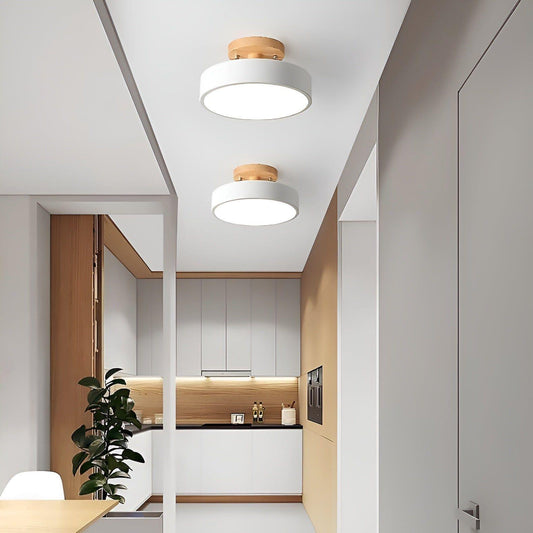 Norida Ronde Plafondlamp | Italiaans Design voor een Chique Woonkamer