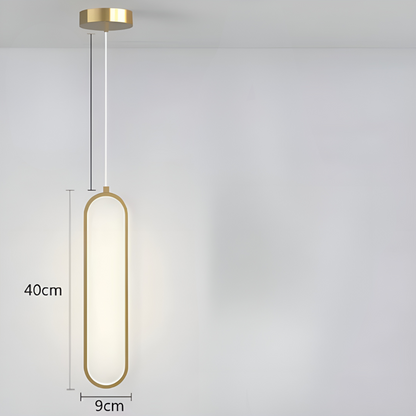 GildedGlow Decoratieve LED Hanglamp | Vergulde Sfeer Verlichting
