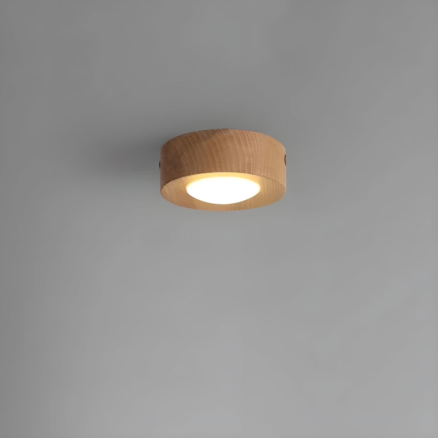 WalnutLume Walnoot LED Plafondlamp | Modern Houten Design Verlichting