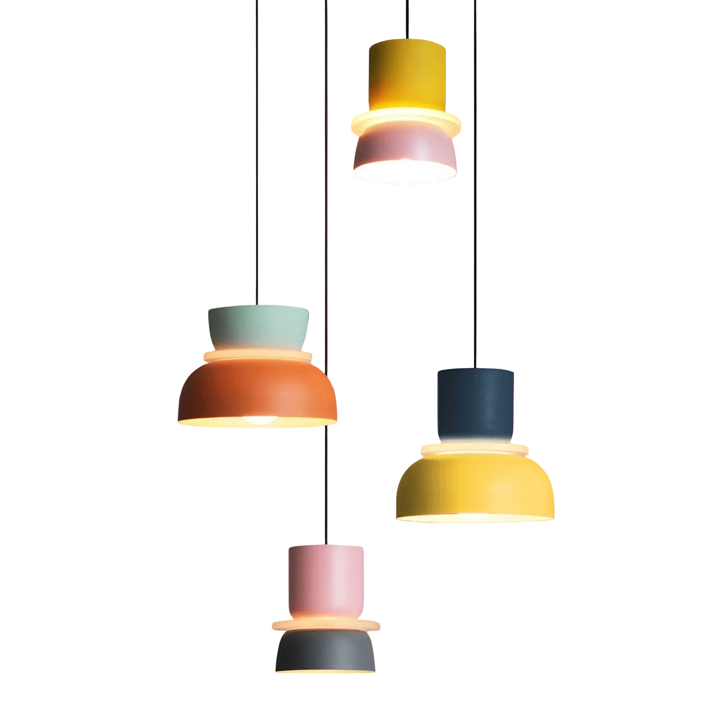 Macaron LED Hanglamp | Kleurrijke Decoratieve Plafondlamp voor Woonkamer