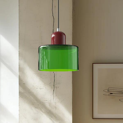 Elegante Glas Cilinder Hanglamp | Sfeervolle Verlichting voor Woonkamer