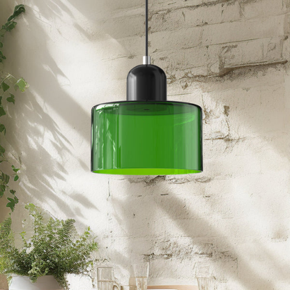 Elegante Glas Cilinder Hanglamp | Sfeervolle Verlichting voor Woonkamer