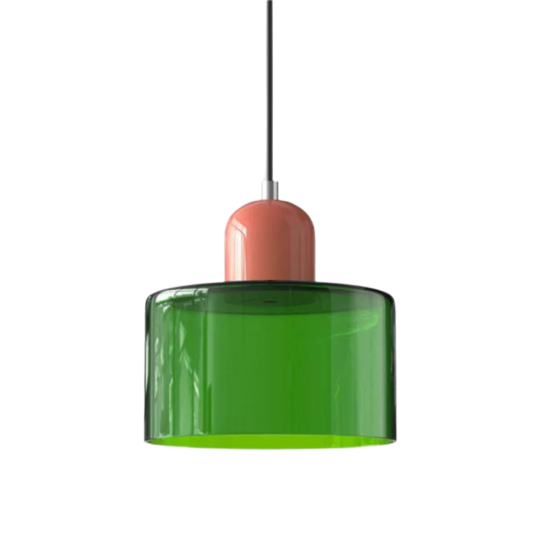Elegante Glas Cilinder Hanglamp | Sfeervolle Verlichting voor Woonkamer