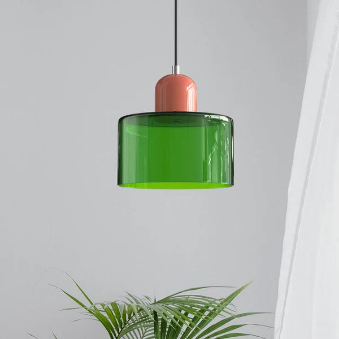 Elegante Glas Cilinder Hanglamp | Sfeervolle Verlichting voor Woonkamer