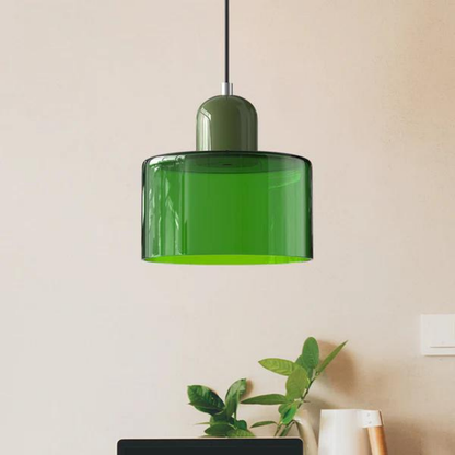 Elegante Glas Cilinder Hanglamp | Sfeervolle Verlichting voor Woonkamer