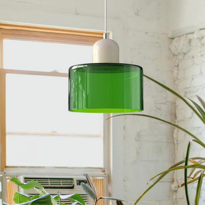 Elegante Glas Cilinder Hanglamp | Sfeervolle Verlichting voor Woonkamer