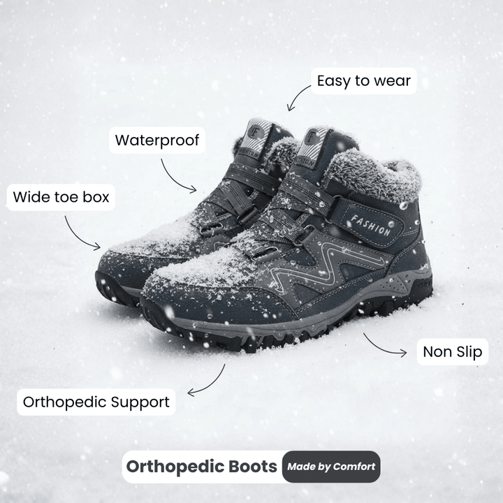 Orthopaedic Winter Boots for Women - Warm Comfort with Arch Support
