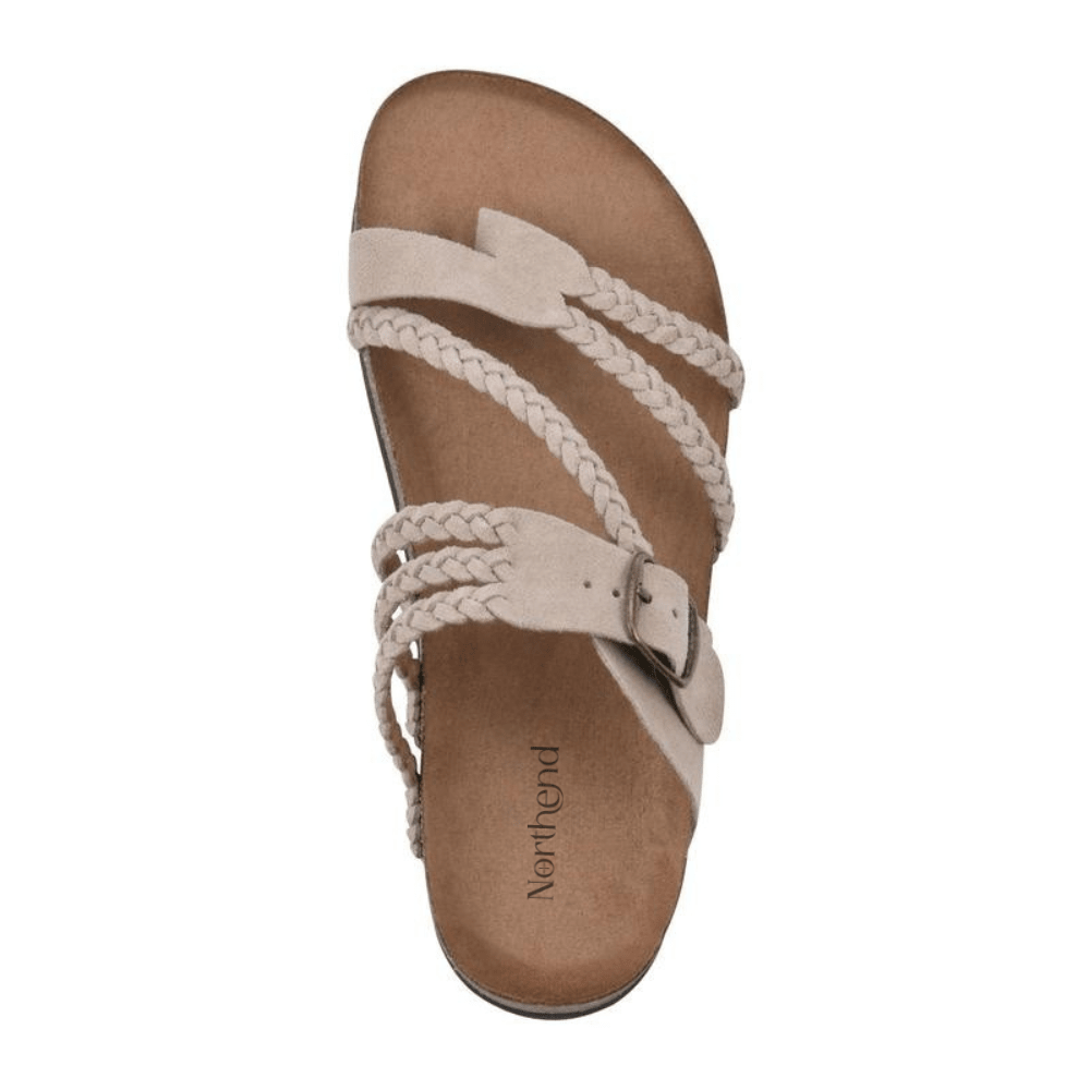 Orthopaedic Braided Cork Sandals - Natural Comfort &amp; Arch Support