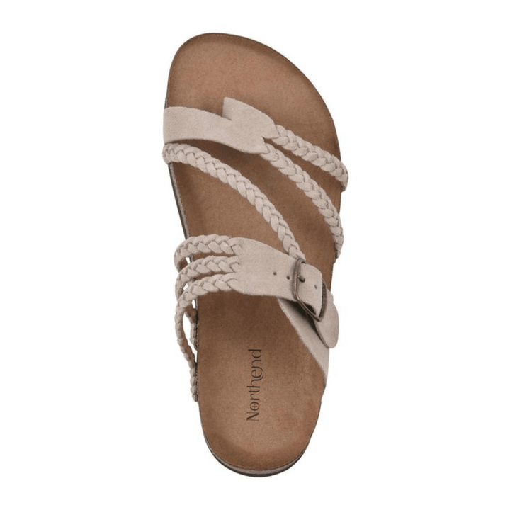 Orthopaedic Braided Cork Sandals - Natural Comfort &amp; Arch Support