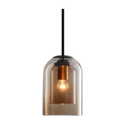 LuxeBeam Moderne Dubbelglas Hanglamp | Premium Gelaagde Sfeerverlichting