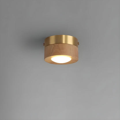 WalnutLume Walnoot LED Plafondlamp | Modern Houten Design Verlichting