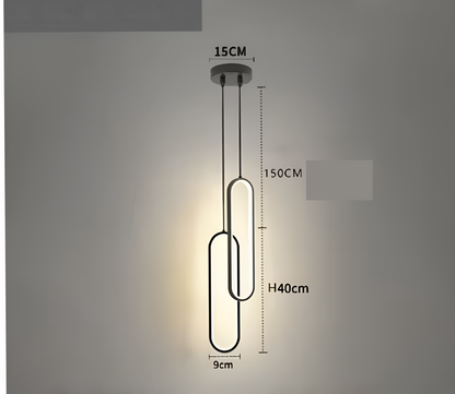GildedGlow Decoratieve LED Hanglamp | Vergulde Sfeer Verlichting
