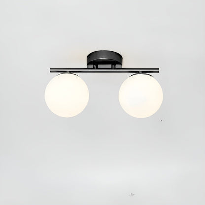 LED Glas Plafondlamp Nordic | Stijlvolle Verlichting voor Woon- en Slaapkamer