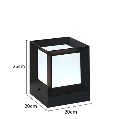 GroveGlow LED Buiten Zuillamp | Sfeervolle Verlichting voor Tuin en Oprit
