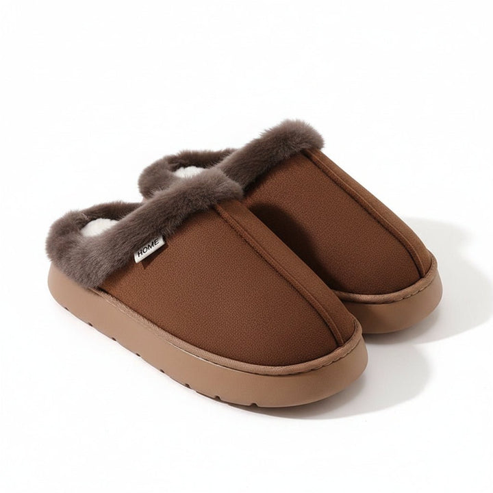 Orthopaedic Warm Plush Slippers for Women - Cosy Winter Warmth &amp; Support