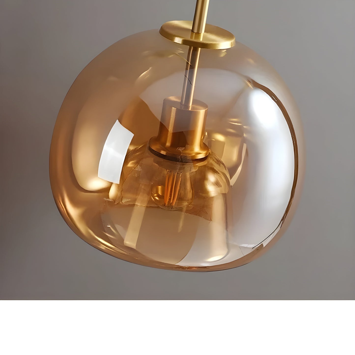 LustroCeil Minimalistisch Glas Plafondlamp | Heldere Sfeerverlichting