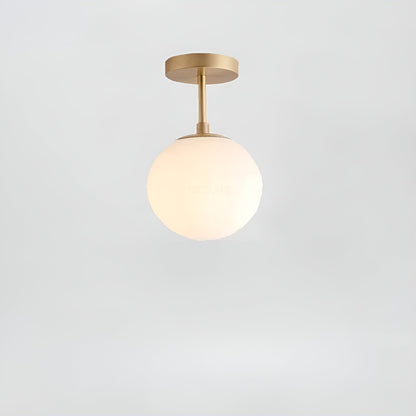 LED Glas Plafondlamp Nordic | Stijlvolle Verlichting voor Woon- en Slaapkamer